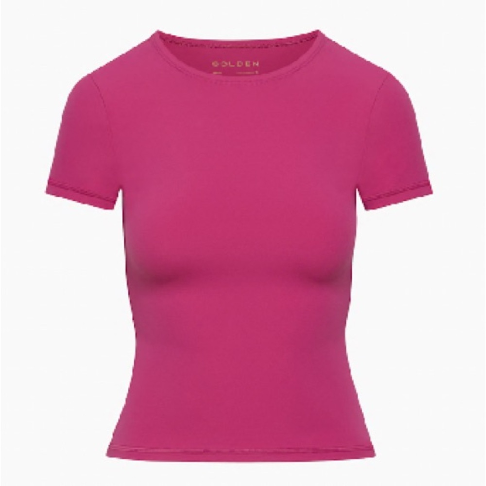 Aritzia Golden BUTTER Essential T-Shirt.